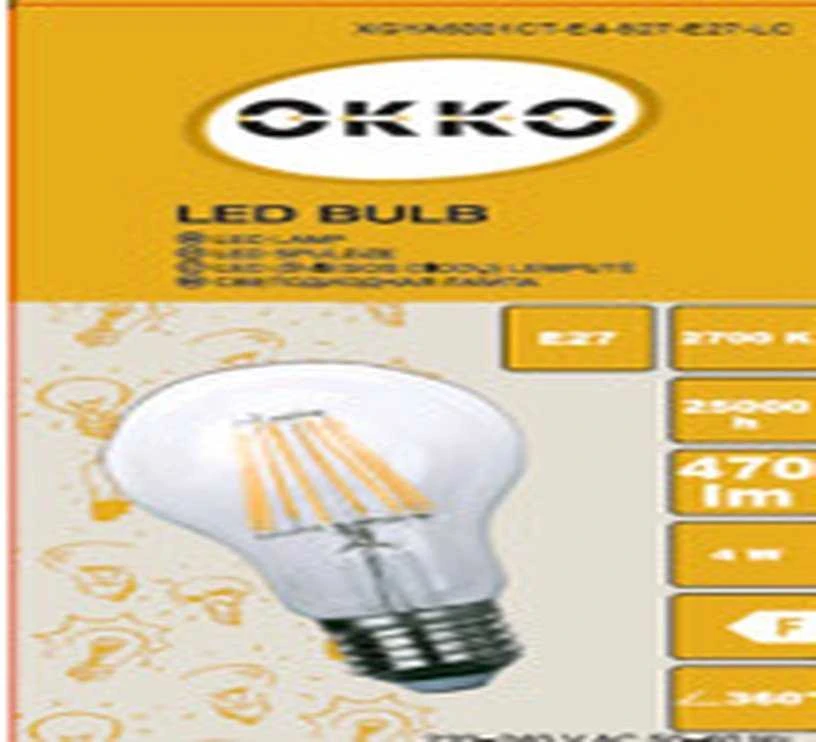 Okko „Philips“ LED lemputė A60 4W E27 830 FL 470lm 15kHz