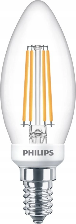 „Philips Warm Glow“ LED žvakė, E14, 470 lm, 2200–2700 K, reguliuojamas pritemdymas