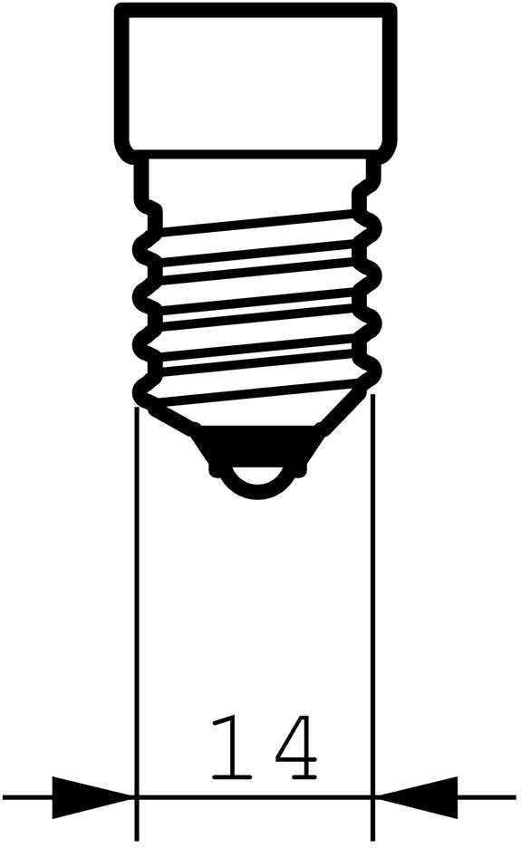 Philips CorePro LED 31240100, 2,8 W, 25 W, E14, 250 lm, 15 000 val., Šiltai balta