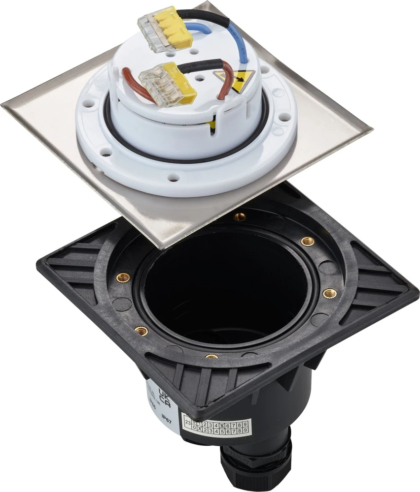 Philips Įleidžiamas INOX šviestuvas 1X3W 230V IP67