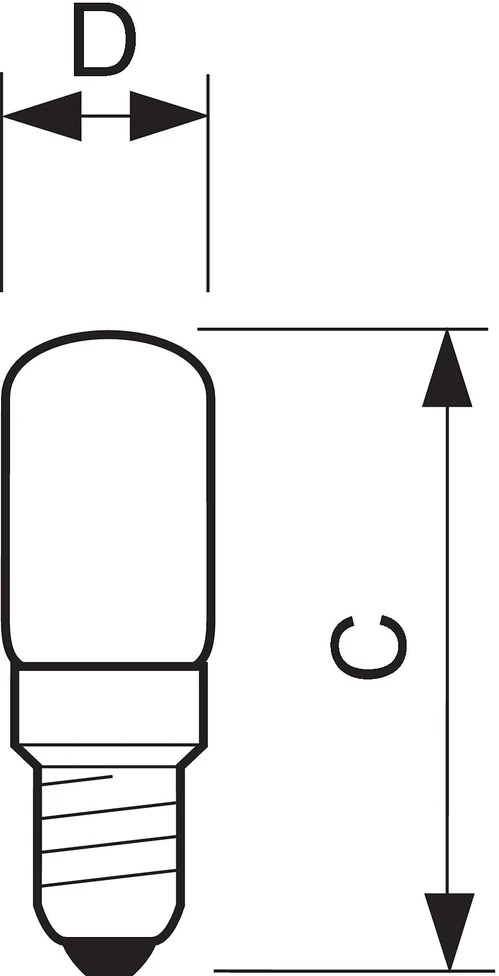PHILIPS Glødelampe signallampe 7W E14 230V
