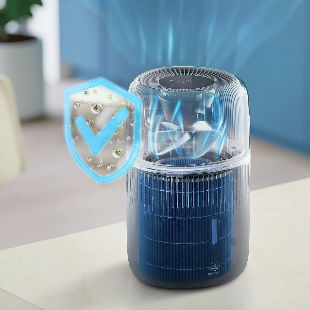 Oro drėkintuvas Philips Humidifier 5000 series HU5710/03 Juodas