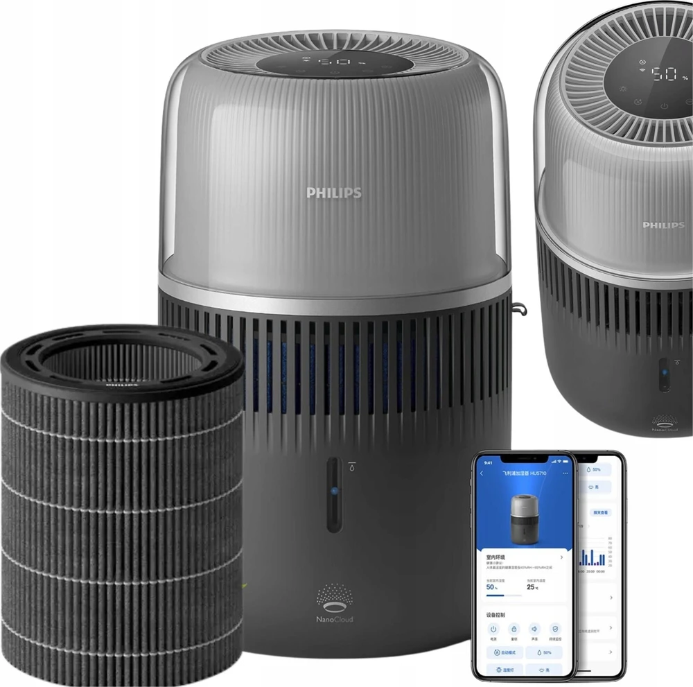 Oro drėkintuvas Philips Humidifier 5000 series HU5710/03 Juodas