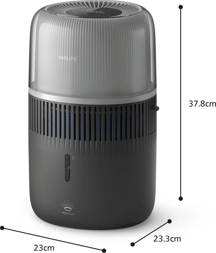 Oro drėkintuvas Philips Humidifier 5000 series HU5710/03 Juodas