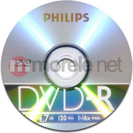 1x50 Philips DVD+R 4,7GB 16x SP