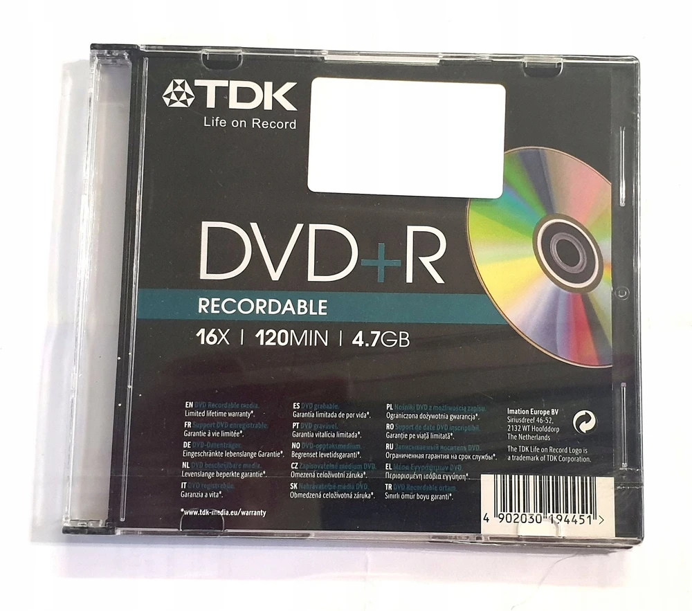 Philips DVD+R 4.7 GB 16x 1 sztuka (DR4S6S01F)