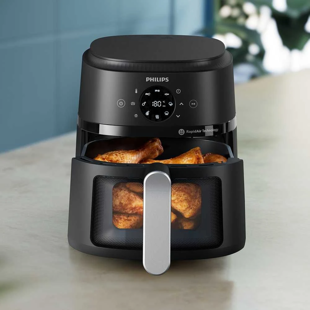 Gruzdintuvė Air fryer Philips AirFryer 2000 Series 4.2 l (sidabrinis)