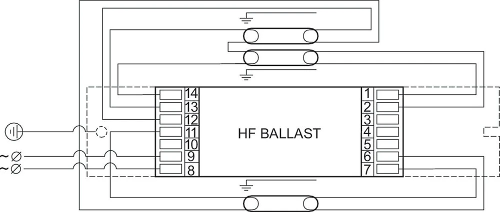 „Philips“ elektroninis balastas 3/4x14W HF-Pi 3/414 (872790088775400)
