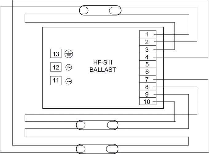 Philips elektroninis balastas HF-S 3/418 TL-D II 220-240V