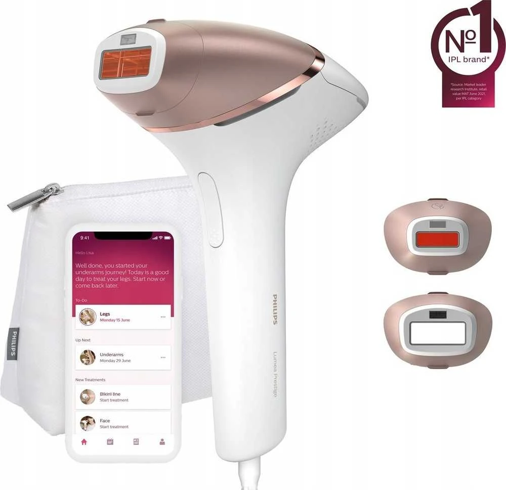 Philips Lumea Prestige BRI945/00 balta ir-rožinė