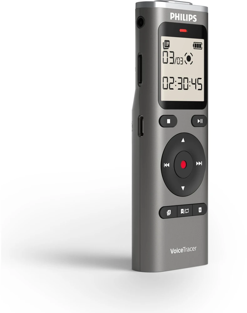 Diktofonas Philips DVT1170 8 GB atminties su USB-C + atminties kortelės lizdas