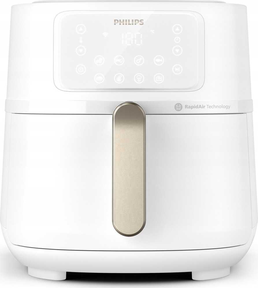 Philips 5000 Series HD9285/00 gruzdintuvė vienvietė 7,2 l 2000 W karšto oro gruzdintuvė Sidabrinis, Baltas