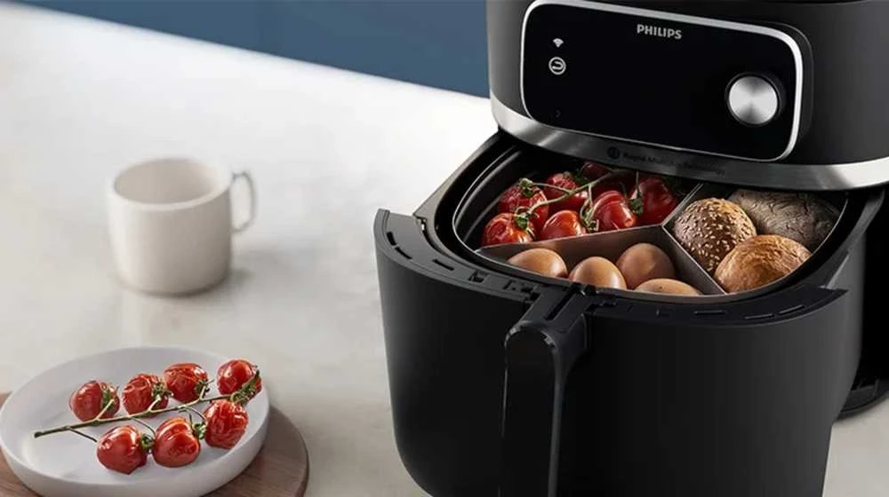 Gruzdintuvė „Philips“ 3 padėčių daliklis, skirtas „Airfryer“ HD9916/00