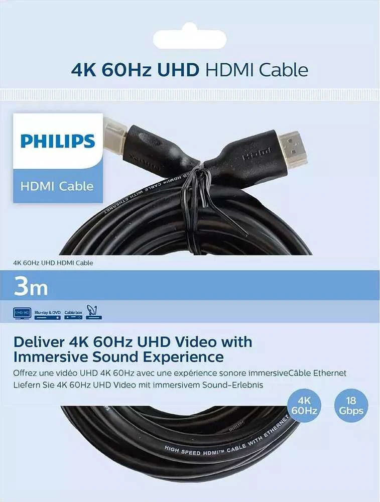 Laidas PHILIPS HDMI M, HDMI M, 3m, juodas SWV5531/00