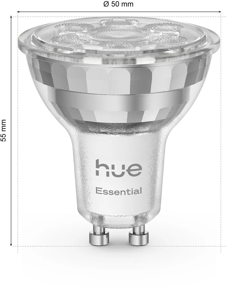 „Philips Hue Essential“ GU10 išmanusis prožektorius 4,7 W