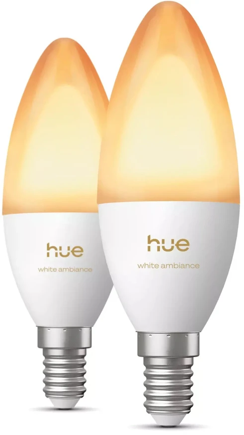 Philips Hue E14 3,7 W balta šviesa (1000-20000 K) B39 žvakės formos 2 vnt.