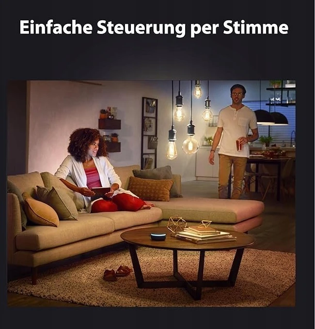 Philips Hue Baltas Ambiance E27 Filament 3erPack
