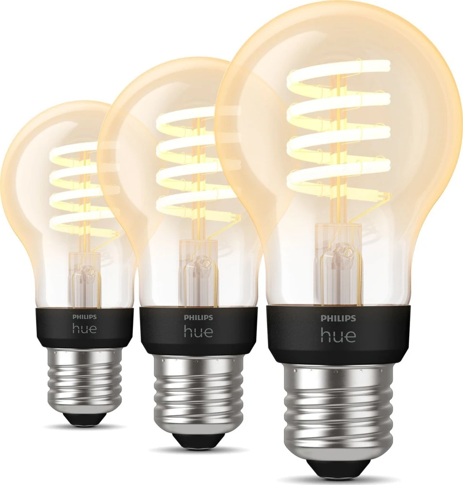 Philips Hue Baltas Ambiance E27 Filament 3erPack