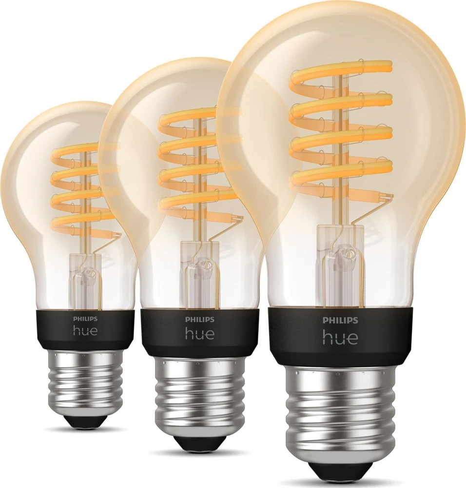 Philips Hue Baltas Ambiance E27 Filament 3erPack