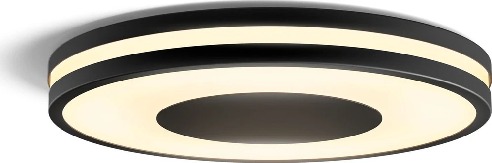 Lubinis šviestuvas Philips Hue Be baltos atmosferos išmanusis lubų šviestuvas, juodas