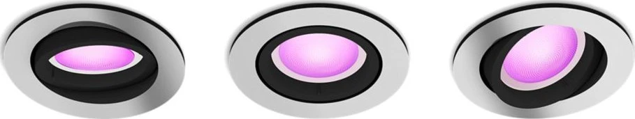 Philips Hue Baltas&Col. Amb.Centura Einbausp 3flg alum 3x4.2W