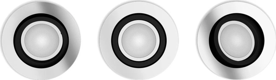 Philips Hue Baltas&Col. Amb.Centura Einbausp 3flg alum 3x4.2W