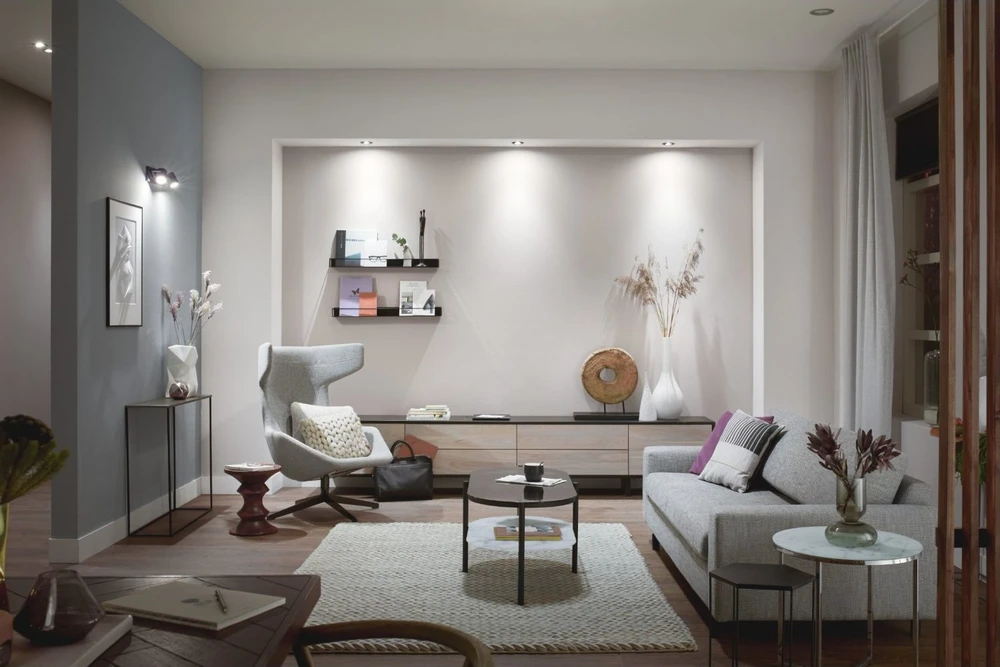 Philips Hue Baltas&Col. Amb.Centura Einbausp 3flg alum 3x4.2W