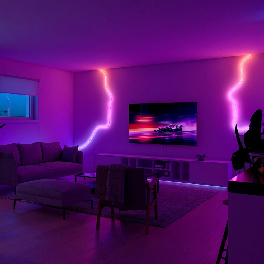 „Philips Hue Essential“ lanksčios juostelės šviestuvas, 10 m | „Bluetooth“ ir „Zigbee“