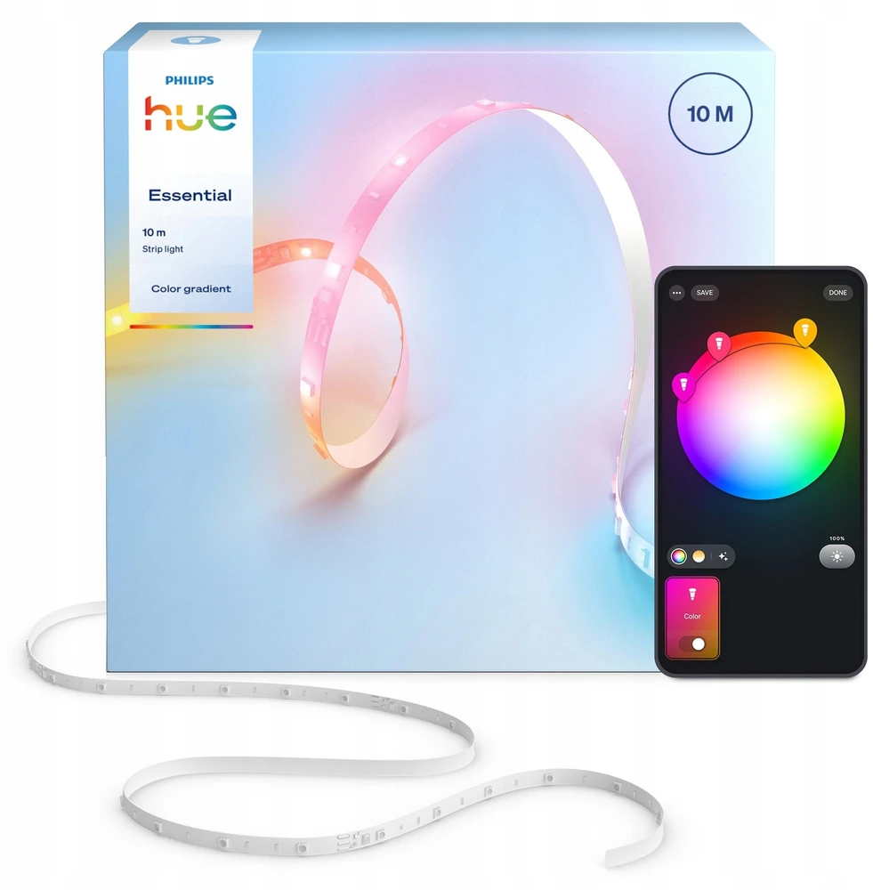 „Philips Hue Essential“ juostinė lemputė, 10 m | „Bluetooth“ ir „Zigbee“