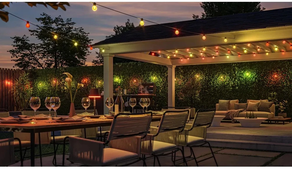 „Philips Hue Festavia Globe“ girliandos formos lauko lempos, 14 m | 30 W | „Bluetooth“, „Zigbee“