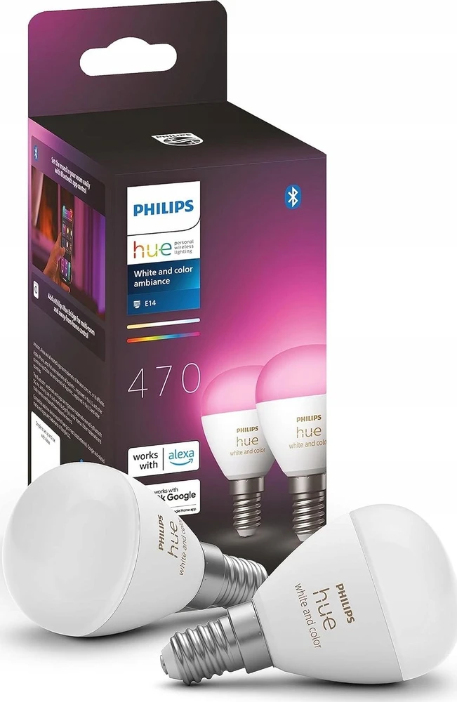 Philips Hue Baltas & Color Ambiance Luster 2er