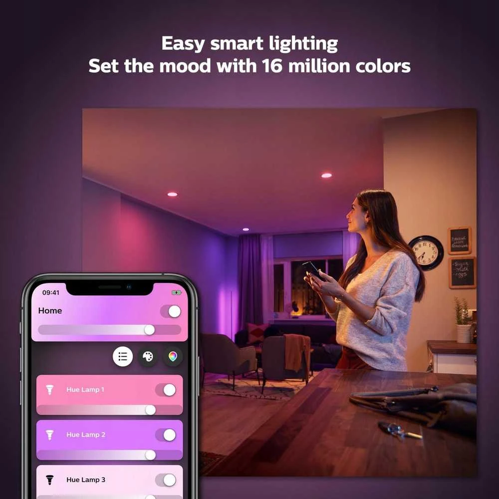 Philips Hue Baltas & Color Ambiance Luster 2er