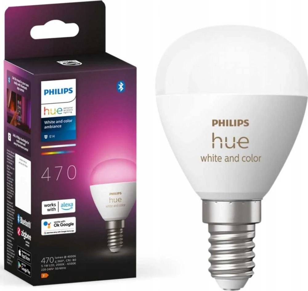 Philips Hue Baltas & Color Ambiance Luster 1er