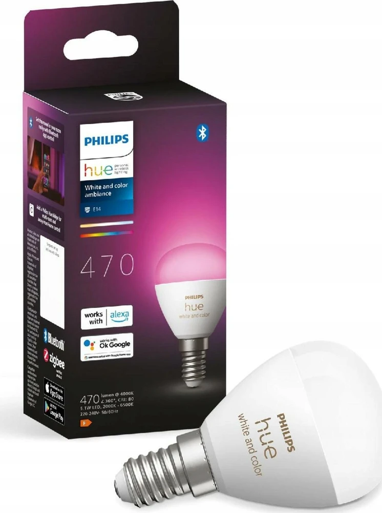 Philips Hue Baltas & Color Ambiance Luster 1er