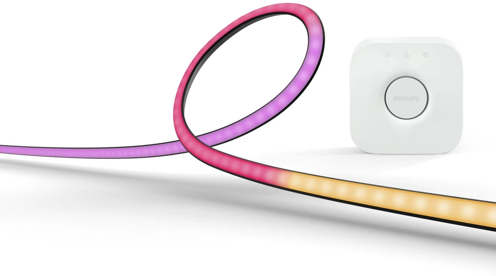 „Philips Hue Gradient PC“ šviesos juostelės, 3 vnt., 24–27 colių, pradinis rinkinys | 20 W