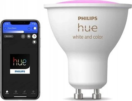Philips Hue Smart Spotlight | GU10 | 4,2 W | Baltas ir spalvota šviesa