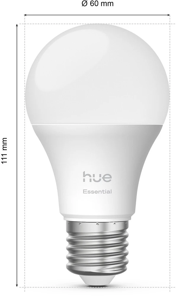 „Philips Hue E WCA 806 A60 E27“ 2 rinkiniai EU | E27 | 8 W | 16 milijonų spalvų, Baltos ir spalvotos šviesos