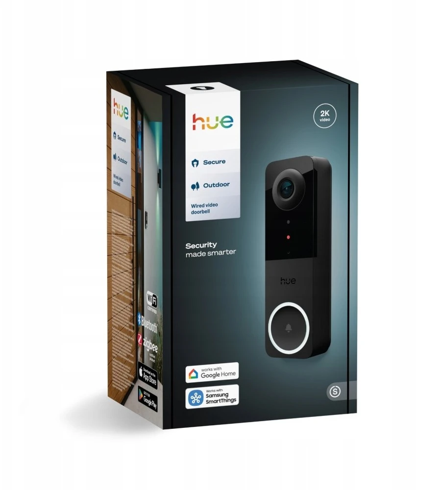 Philips Hue Video Doorbell Camera, EU/UK | Juodas