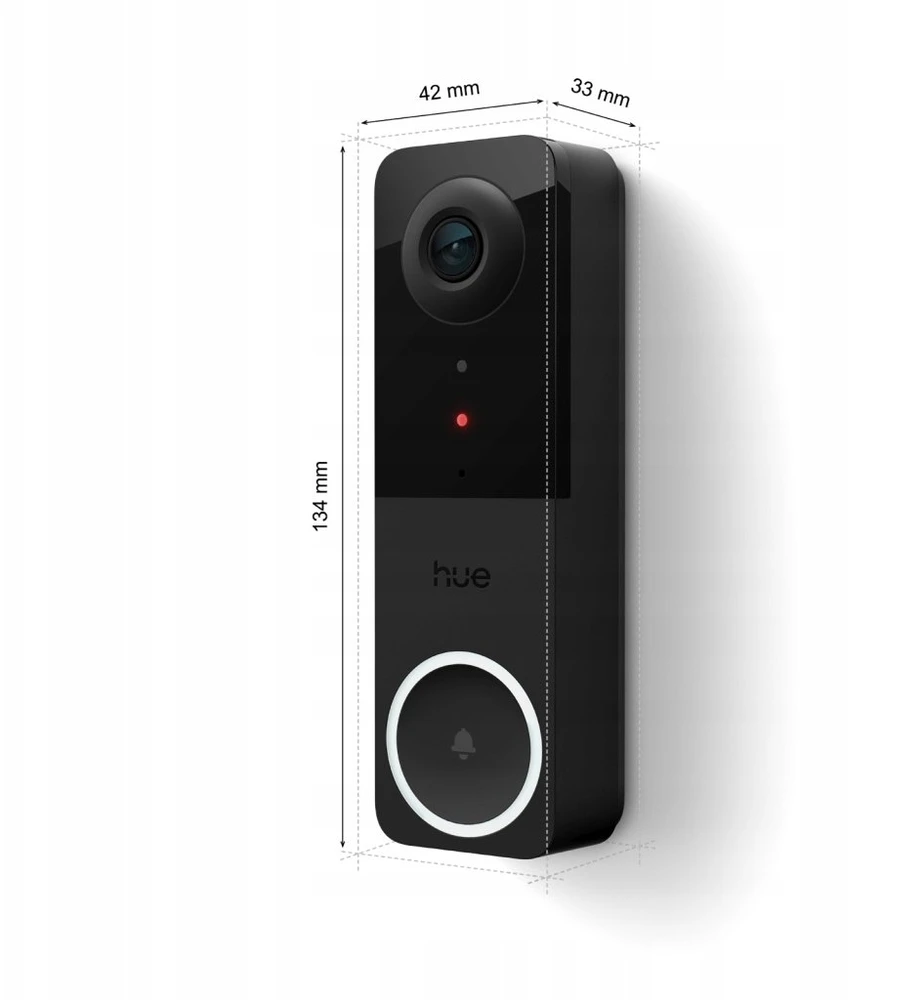 Philips Hue Video Doorbell Camera, EU/UK | Juodas
