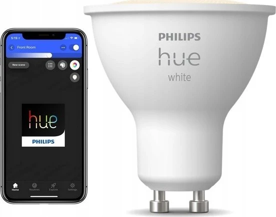 Philips Hue Smart Spotlight | GU10 | 4,2 W | Minkštos šiltos baltos