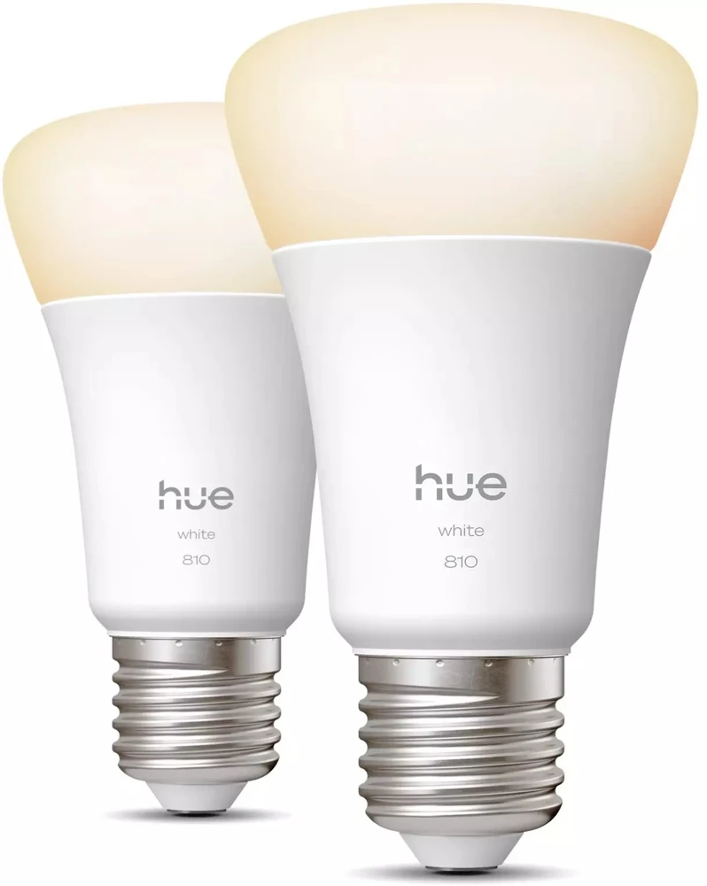 „Philips Hue W 810 A60 2P EU“ | E27 | 7 W | Nuo šiltos iki šaltos šviesos | „Bluetooth“, „Zigbee“