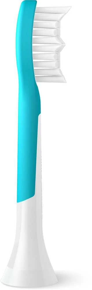 2 dalių šepetėlių galvučių pakuotė Philips Sonicare For Kids HX6042/90, baltos/mėlynos spalvos
