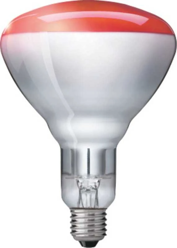 Philips infrared lamp BR125 IR 150W E27 230-250V Raudona