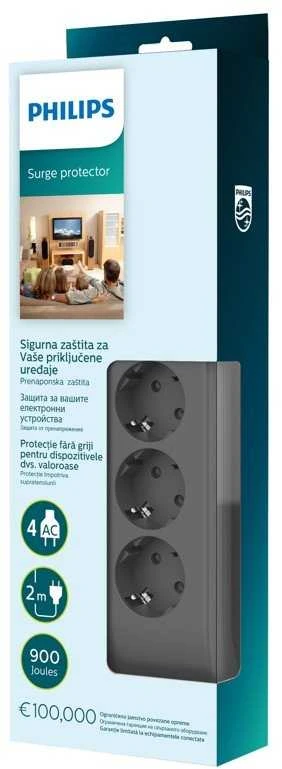 Apsauga nuo viršįtampių Philips 4 krypčių, 2m