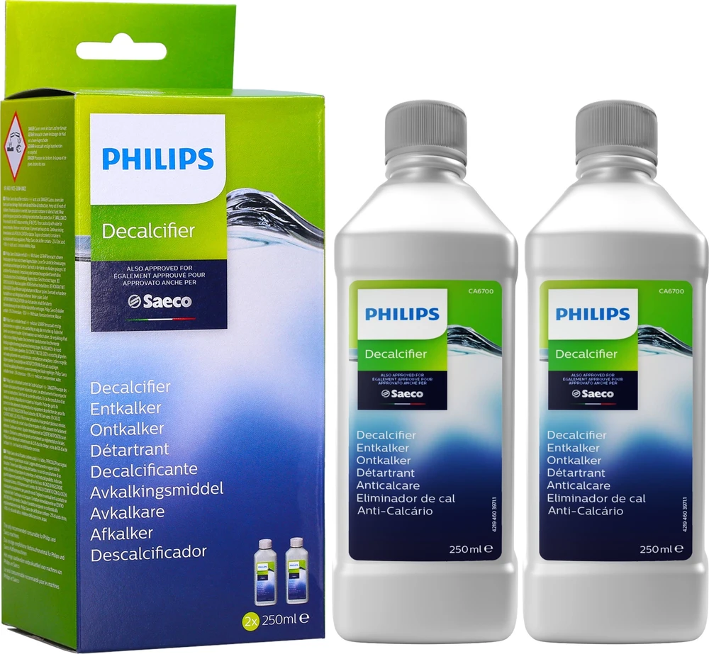 Philips Saeco nukalkinimo priemonė, skysta, CA6700/22, 2 x 250 ml (500 ml)