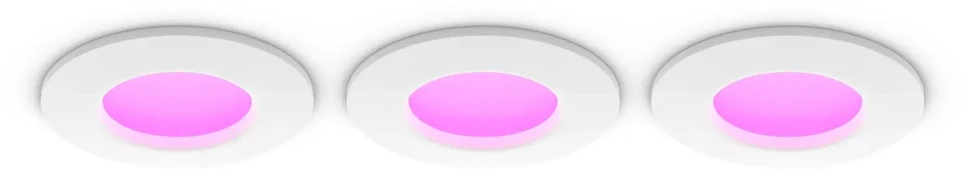 Philips Hue Slim Downlight LED Einbauleuchte 3er Pack baltas