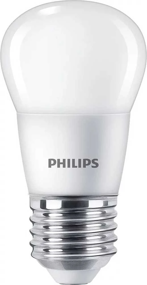 LED lemputė PHILIPS, P45, E27, 5 W, 450 lm, 2700 K