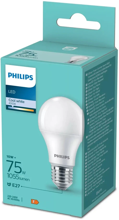 Philips LED bulb Cool baltas 10 W E27 (PHIL/253131)