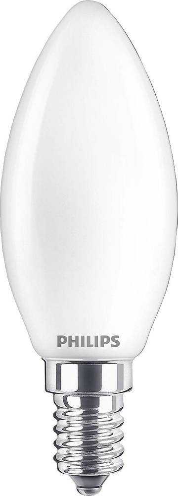„Philips“ LED žvakinė lemputė E14, 2 vnt., 4,3 W (40 W), 2700 K, 470 lm