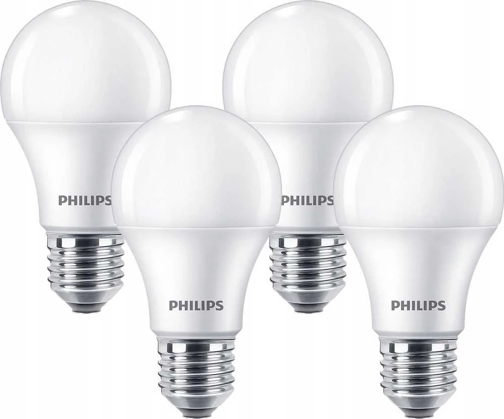 Philips LED lempa E27 4-pack 60W 4000K